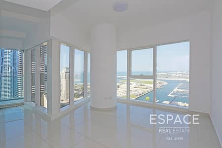 3 Bedroom Apartment for Rent in Dubai Marina, Dubai - Full Sea View | 3 Bedrooms | Hot Offer