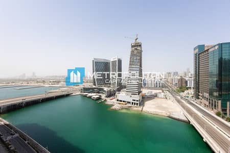 3 Bedroom Flat for Rent in Al Maryah Island, Abu Dhabi - Fully Furnished 3BR|High Floor|Canal View|Ready