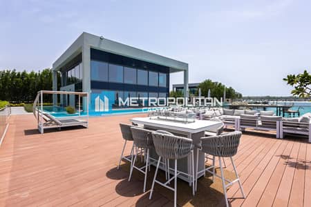 4 Bedroom Villa for Sale in Nurai Island, Abu Dhabi - Single Row | 4BR+M w/ Private Pool | Beachfront