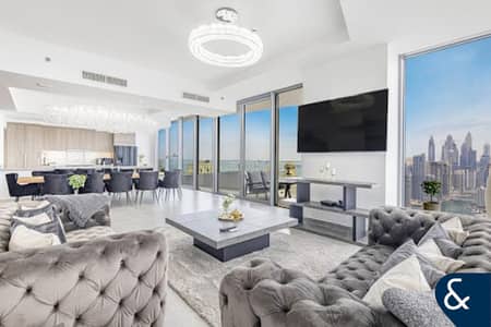 4 Bedroom Apartment for Rent in Dubai Marina, Dubai - Fully Furnished | Duplex | Sea & Marina View