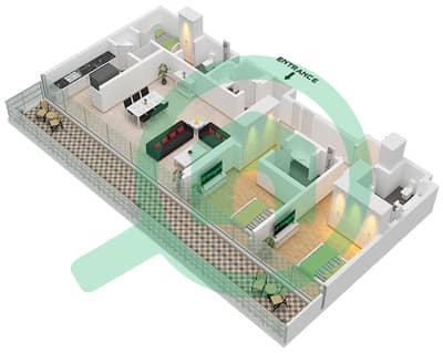 Eden House The Canal - 2 Bedroom Apartment Unit 11 FLOOR 5 Floor plan