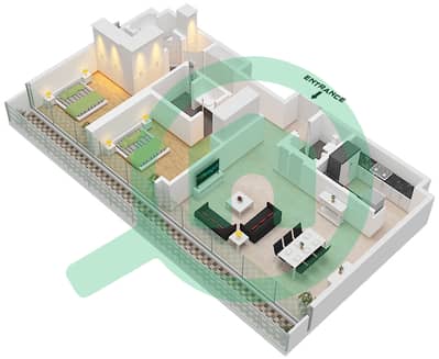 Eden House The Canal - 2 Bedroom Apartment Unit 8 FLOOR 5 Floor plan