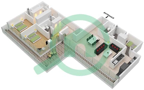 Eden House The Canal - 2 Bedroom Apartment Unit 5 FLOOR 5 Floor plan
