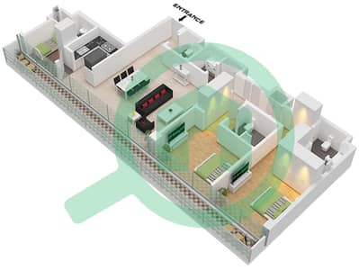 Eden House The Canal - 2 Bedroom Apartment Unit 3 FLOOR 5 Floor plan