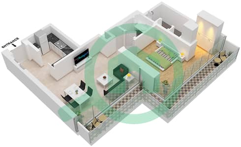 Eden House The Canal - 1 Bedroom Apartment Unit 12 FLOOR 5 Floor plan