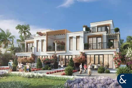 5 Bedroom Townhouse for Sale in DAMAC Lagoons, Dubai - Largest Plot | Corner Unit | Lagoon Facing