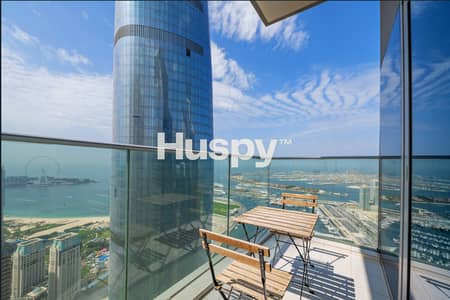 2 Bedroom Apartment for Rent in Dubai Marina, Dubai - Furnished | Marina and Sea View | Vacant