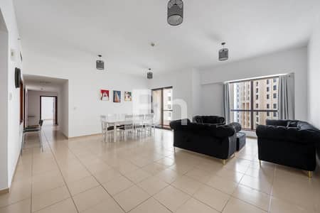 3 Bedroom Flat for Rent in Jumeirah Beach Residence (JBR), Dubai - Spacious | Vacant | High Floor