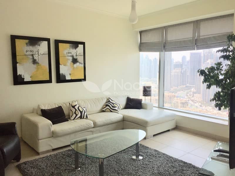 2BR|Fully Furnished|Burj Views A | Downtown Dubai