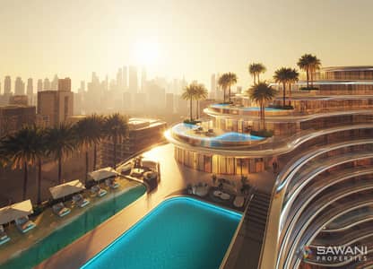 Студия Продажа в Бизнес Бей, Дубай - Aquarise Exterior-7. jpg