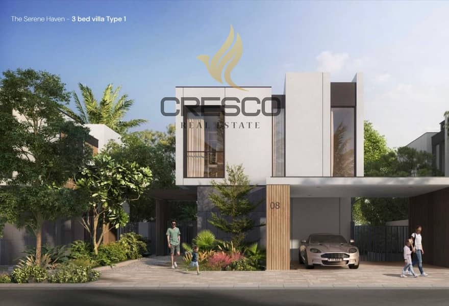 位于奥尔达避风港，Falls 3 卧室的联排别墅 3200000 AED - 11910428