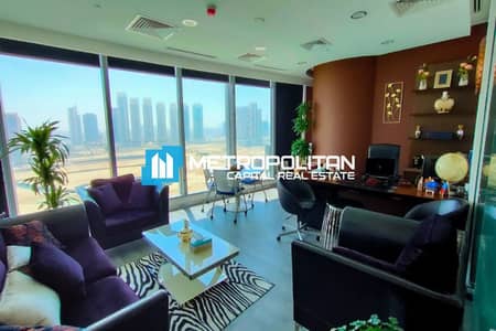 Office for Sale in Al Reem Island, Abu Dhabi - Fitted Office | Captivating Sea View | Best Price