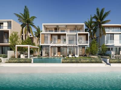 فیلا 7 غرف نوم للبيع في نخلة جبل علي، دبي - 02-SV-H Rendering - Exterior Beach-side. jpg