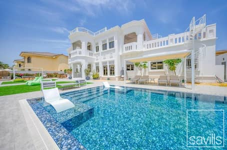 6 Bedroom Villa for Rent in Palm Jumeirah, Dubai - Private Pool | Beach Access | Vacant