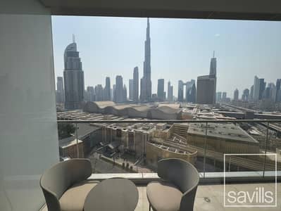 2 Bedroom Flat for Rent in Downtown Dubai, Dubai - Burj and Fountain View | Brand New | Furnished
