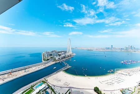 3 Bedroom Apartment for Rent in Jumeirah Beach Residence (JBR), Dubai - Sea View | Private Beach | Mid-Floor