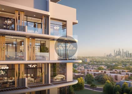 2 Bedroom Apartment for Sale in Al Furjan, Dubai - balcony outside. jpg