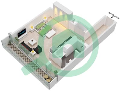 Eden House The Canal - Studio Apartment Unit 15 FLOOR 4 Floor plan