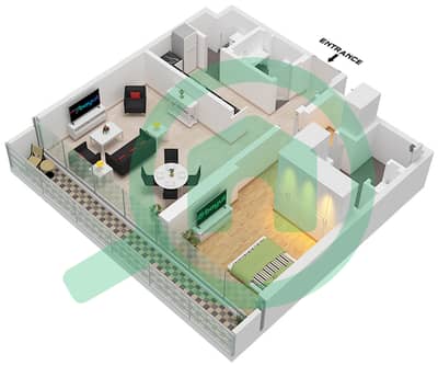 Eden House The Canal - 1 Bedroom Apartment Unit 12 FLOOR 4 Floor plan