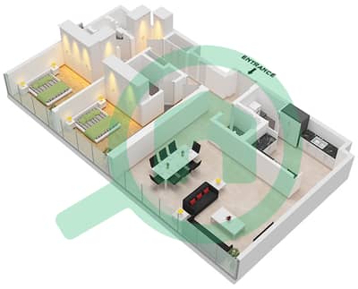 Eden House The Canal - 2 Bedroom Apartment Unit 7 FLOOR 4 Floor plan