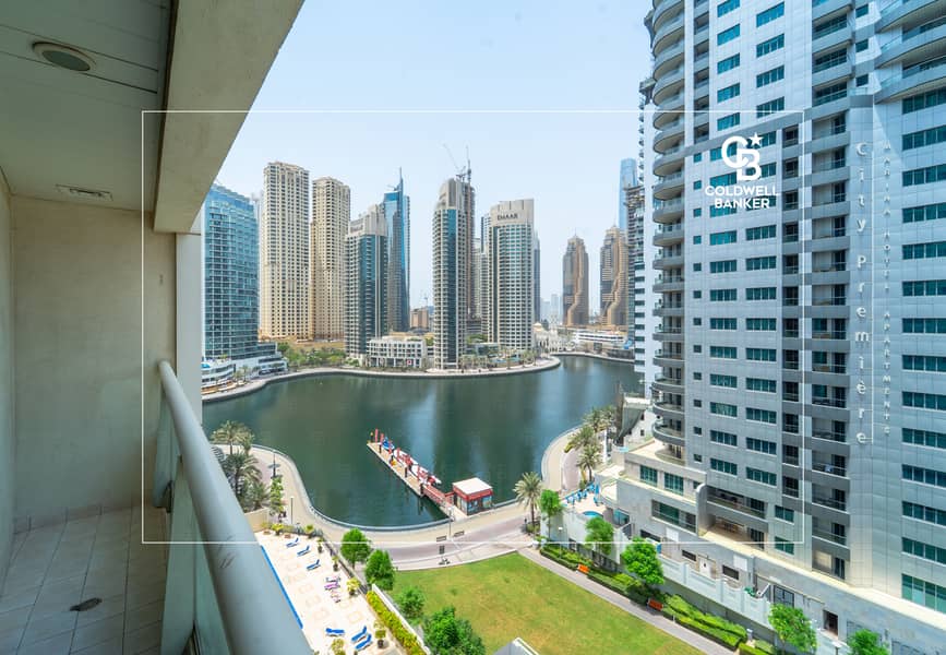 位于迪拜码头，滨海景观大厦，滨海景观大厦A座 2 卧室的公寓 115000 AED - 12448970