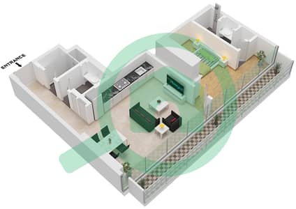 Eden House The Canal - 1 Bedroom Apartment Unit 1 FLOOR 4 Floor plan