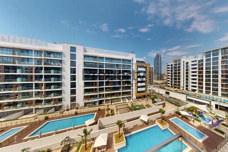 فلیٹ 1 غرفة نوم للبيع في مدينة ميدان، دبي - U-3207-Meydan-One-Azizi-Riviera-28-1BR-04222024_164437. jpg
