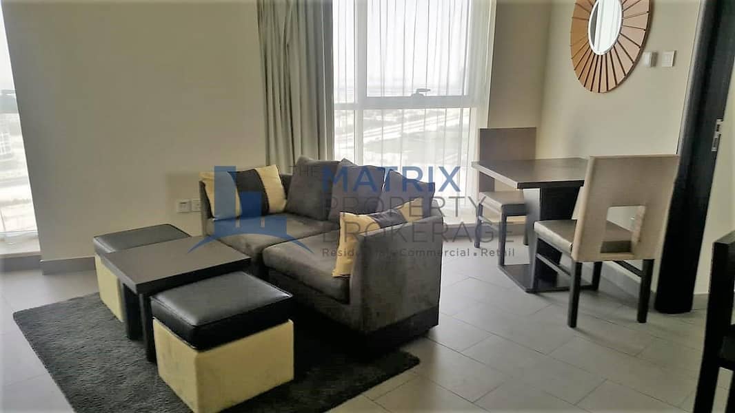Furnished well maintained 2BR AED 65k on 12 chqs