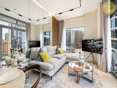 1 Bedroom Flat for Rent in Downtown Dubai, Dubai - set-your-holidays-new-modern-deluxe-apartment-1bd-2beds-downtown-dubai-01. jpg
