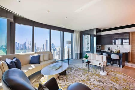 2 Bedroom Apartment for Rent in Za'abeel, Dubai - High Floor | Burj View | Move in Ready
