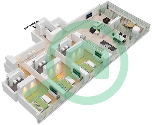 Type A Unit 04 Floor 11-32