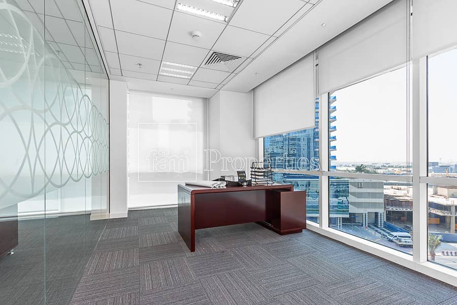 Fully Fitted office with Partitions in Bay Square