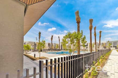 3 Bedroom Townhouse for Rent in Tilal Al Ghaf, Dubai - Raised plot | Gym facing | Green belt