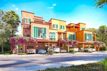 5 Bedroom Townhouse for Sale in DAMAC Lagoons, Dubai - Exclusive | 5 BR End | Single Row | Handover Q1 26