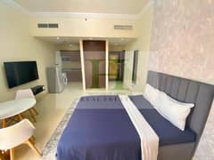 Furnished Studio with DEWA and Wi-Fi, Near Metro