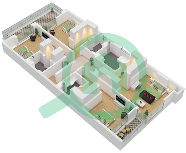 Type 1B Unit 3C-Semi Detached Floor First