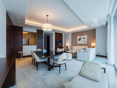 2 Bedroom Flat for Rent in Downtown Dubai, Dubai - Burj Khalifa View | High Floor | Bills Included