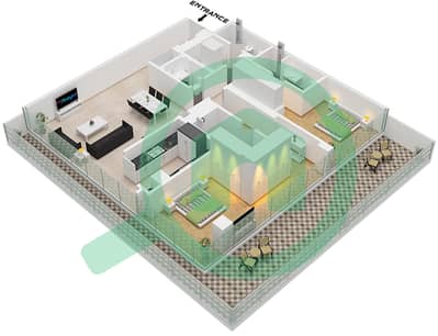 Eden House The Canal - 2 Bedroom Apartment Unit 17 FLOOR 2 Floor plan