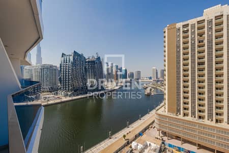 Studio for Rent in Business Bay, Dubai - Fully Furnished Unit | Burj and Canal Views