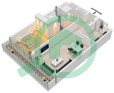 Eden House The Canal - 1 Bedroom Apartment Unit 12 FLOOR 2 Floor plan