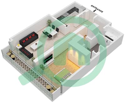 Eden House The Canal - 1 Bedroom Apartment Unit 11 FLOOR 2 Floor plan