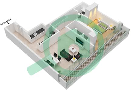 Eden House The Canal - 1 Bedroom Apartment Unit 9 FLOOR 2 Floor plan