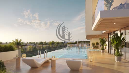 فلیٹ 1 غرفة نوم للبيع في مجمع دبي لاند ريزيدنس، دبي - Pool_view. jpg