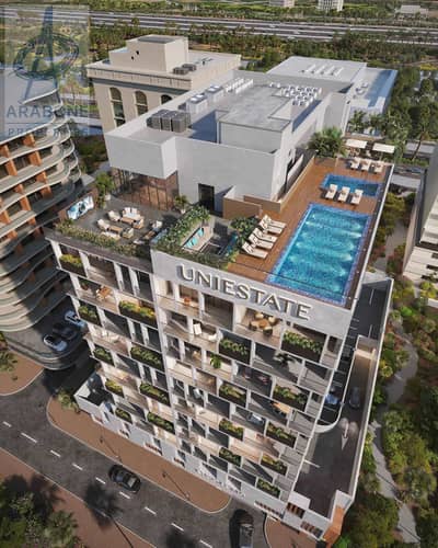 迪拜硅绿洲， 迪拜 1 卧室公寓待售 - Oasis_Aerial. jpg