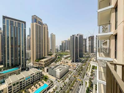 1 Bedroom Apartment for Rent in Dubai Creek Harbour, Dubai - Vacant | High Floor | Burj View