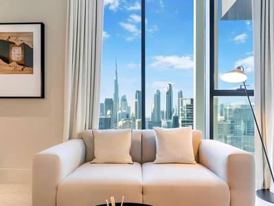 Studio for Rent in Business Bay, Dubai - Burj Khalifa View | Fully Furnished | Vacant