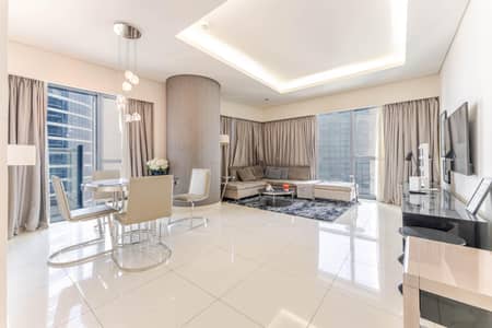 2 Bedroom Apartment for Rent in Business Bay, Dubai - High Floor | Burj Khalifa View | Vacant