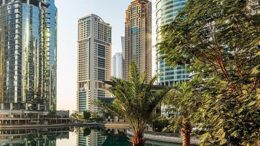 2 Bedroom Apartment for Rent in Jumeirah Lake Towers (JLT), Dubai - Furnished | 4 Cheques | Mid Floor
