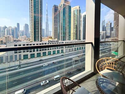 1 Bedroom Apartment for Rent in Business Bay, Dubai - Vacant | Burj Khalifa View | High Floor