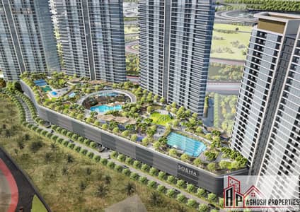 1 Bedroom Apartment for Sale in Motor City, Dubai - Podium. jpg